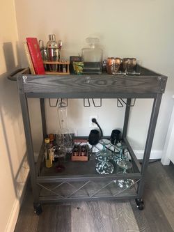 Rolling Bar Cart