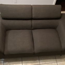 Love Seat Like New Ash Grey Sofa Available To