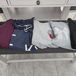 5 SWEATSHIRTS SIZE XL TO 1X