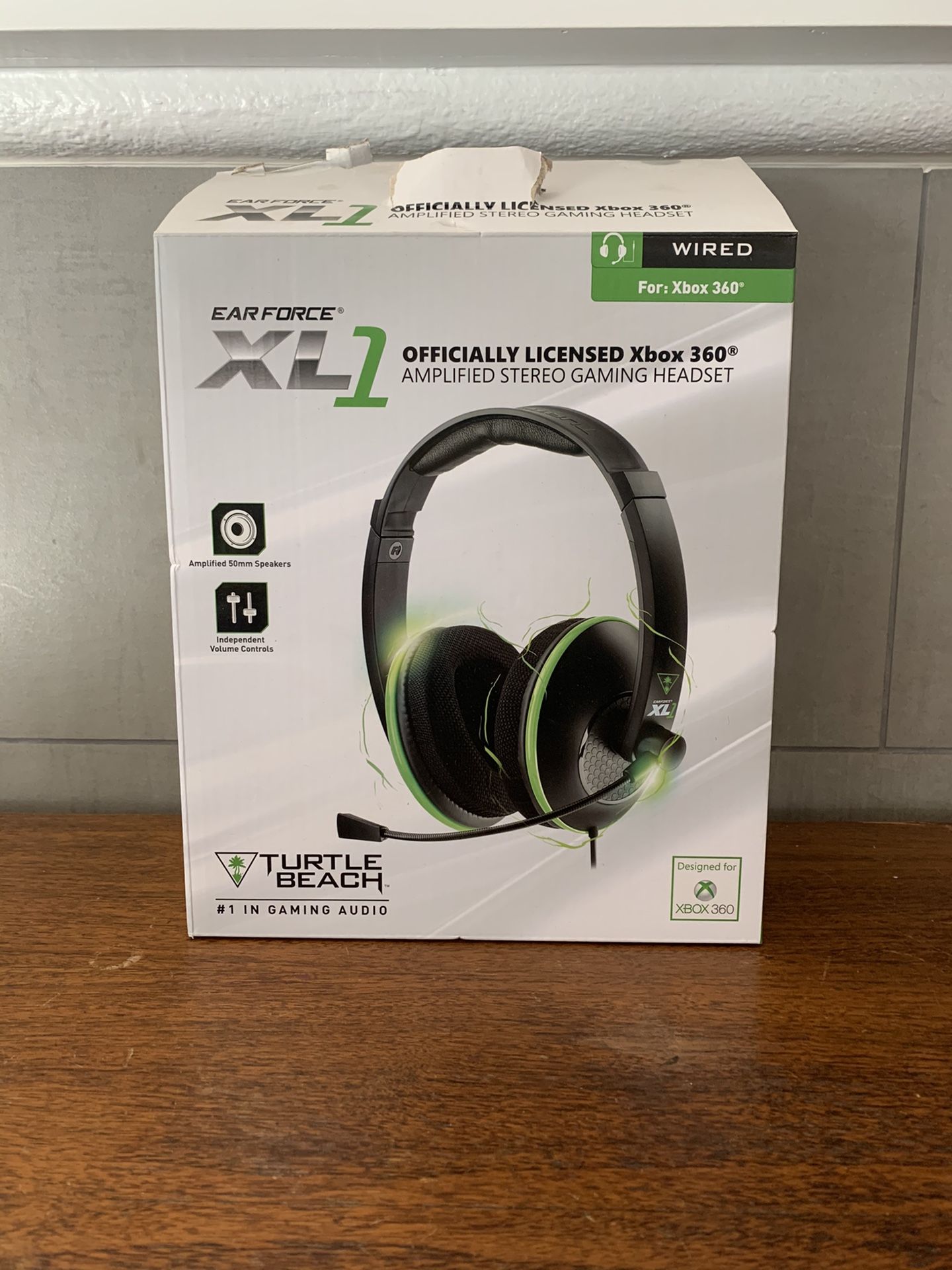 Turtle BeachEar Force XL1 Officially Licensed Amplified Stereo Gaming Headset for Xbox 360