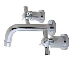 2 Handle Wall Mount Bathroom Faucet