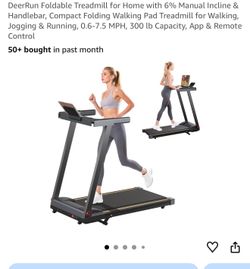 DeerRun Foldable Treadmill - A1 PRO Model - NEW IN BOX