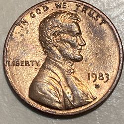 1983 Denver Minted Penny 