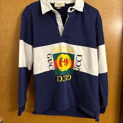 Men’s Gucci Logo Rugby Polo