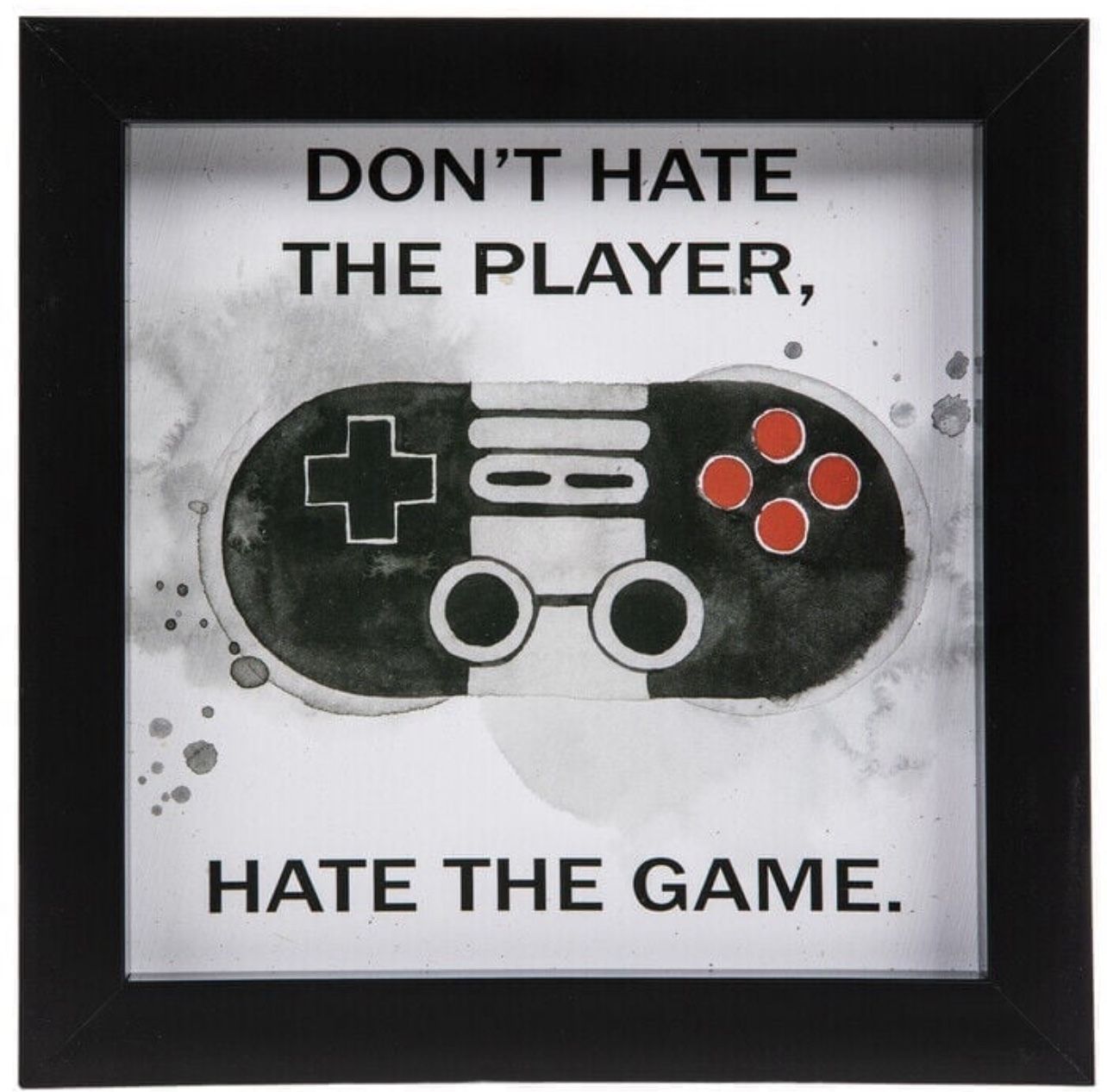 Don't Hate The Player Wood Wall Decoration Home Decor Game Room