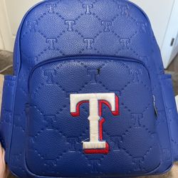 Texas Rangers Blue Fashion Backpack 
