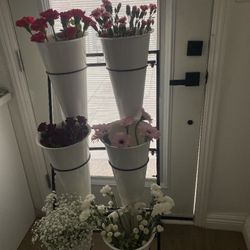 Flower Bar Stand Bucket $70