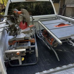 Miter Saw And Table Saw