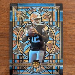 Shedeur Sanders RC Stained Glass 2025 Mosaic
