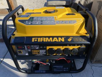 Firman 8000 watt 120/240 volt Gasoline Portable Generator