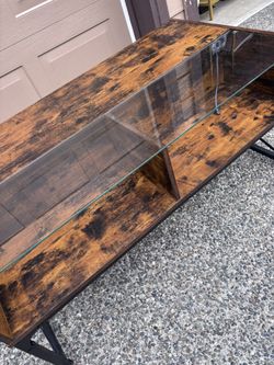 Modern Glass Top Coffee Table