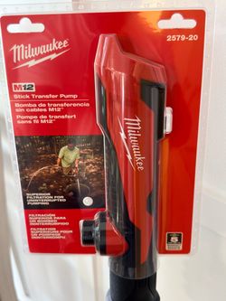 MILWAUKEE M12 12-Volt Lithium-lon Cordless 9 GPM 0 hp. Submersible Stick Water Transfer Pump