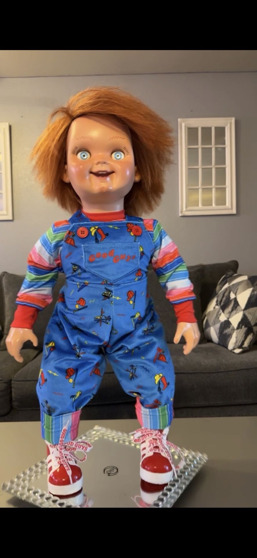 Hand Crafted Good Guy Doll From SWIRL WORLD STUDIOS.