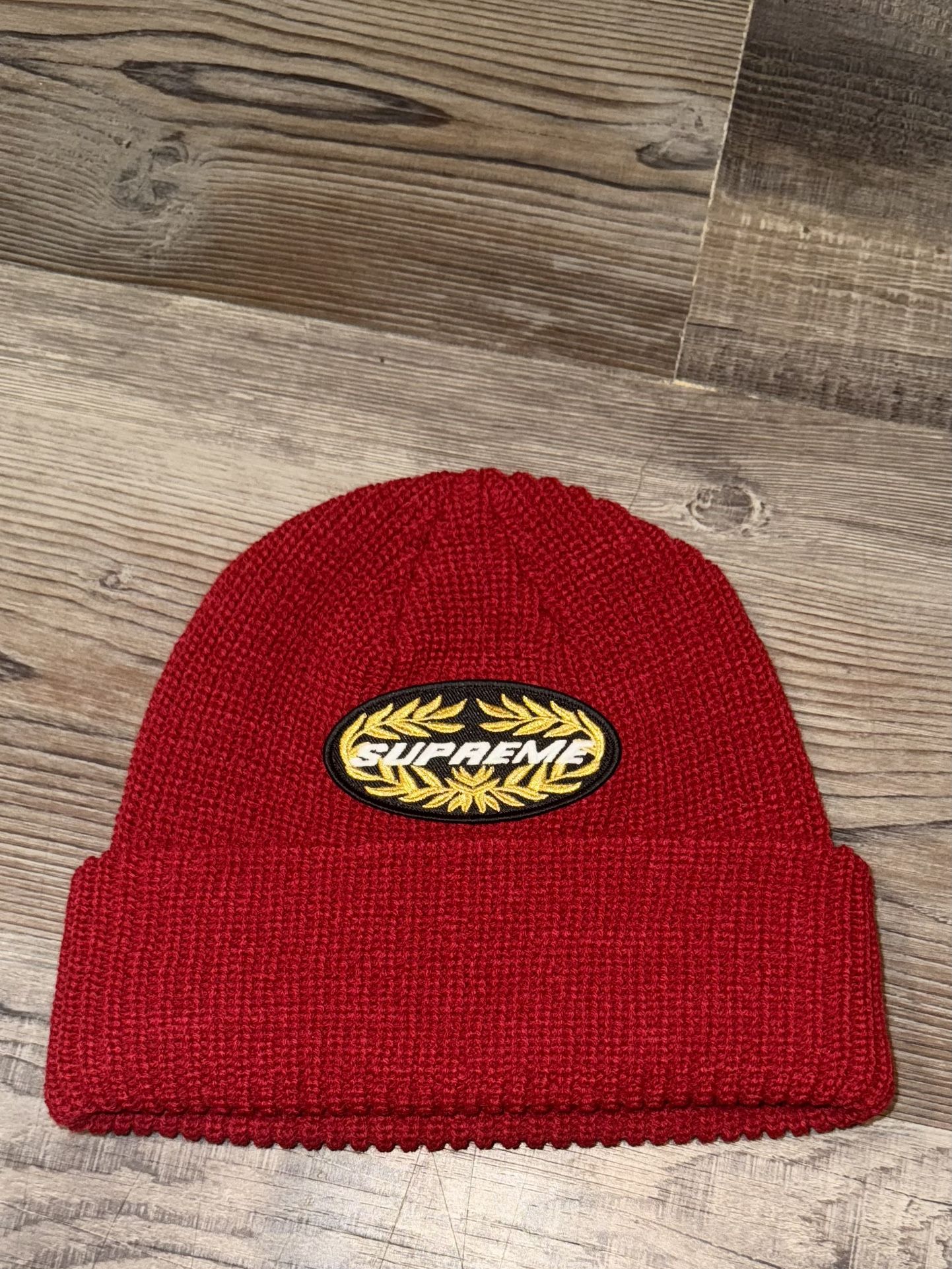 Supreme Red Terminal Beanie
