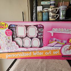 Personalized New Letter Art Kit For Kids