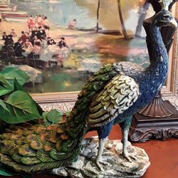 Vintage Peacock Figure 
