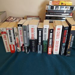 Big Collection Of Michael Crichton Books