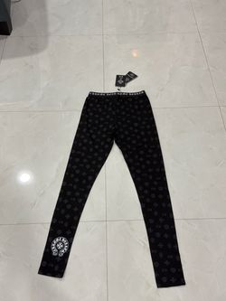 Chrome Hearts Black Monogram Leggings
