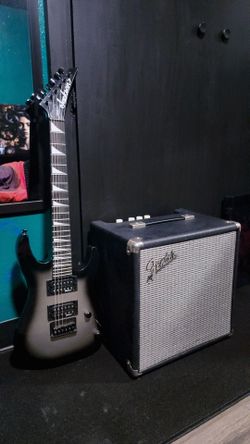 Electric guitar & amp