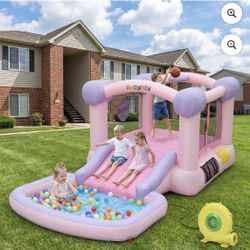 Pink Bounce House