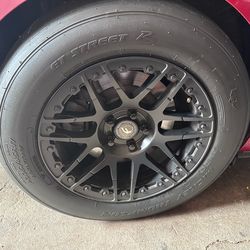 Forgestar f14 Beadlock satin black rims