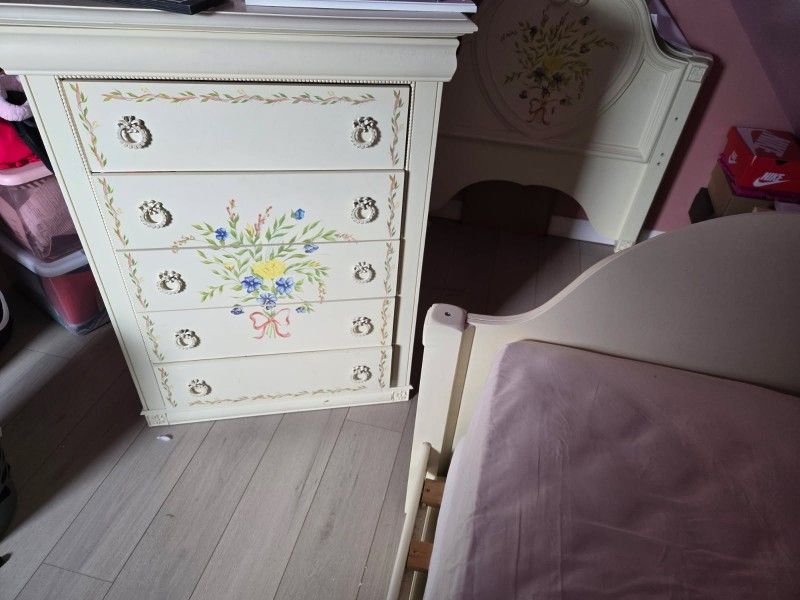 Trundle bunk Bed and Dresser