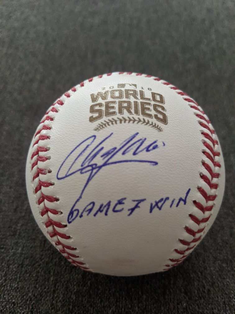 Aroldis Chapman Signed 2016 World Series Baseball