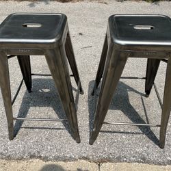 Tolix Bar Stools - Originally From Design Within Reach