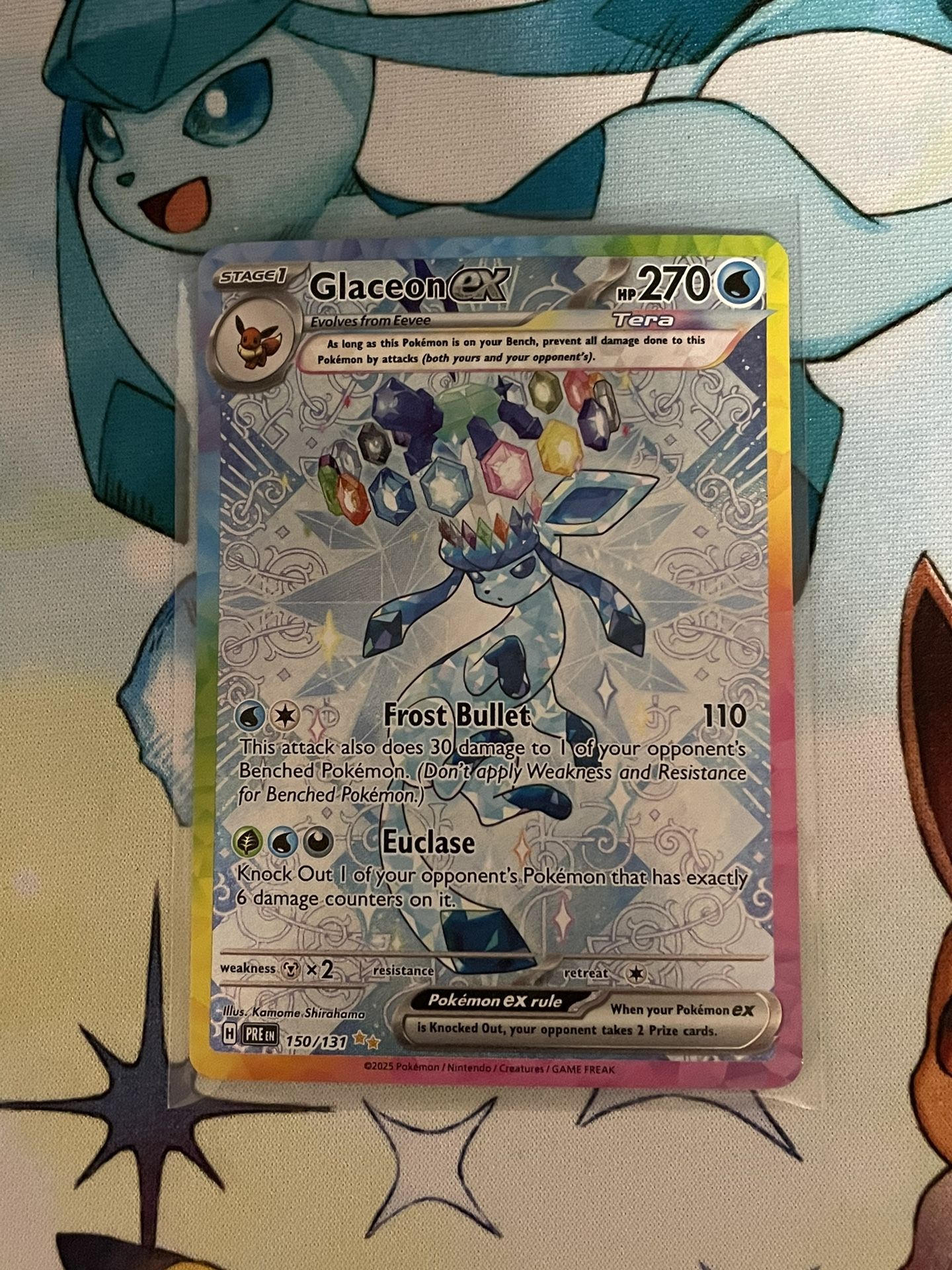Pokemon Glaceon ex - 150/131 - SV: Prismatic Evolutions