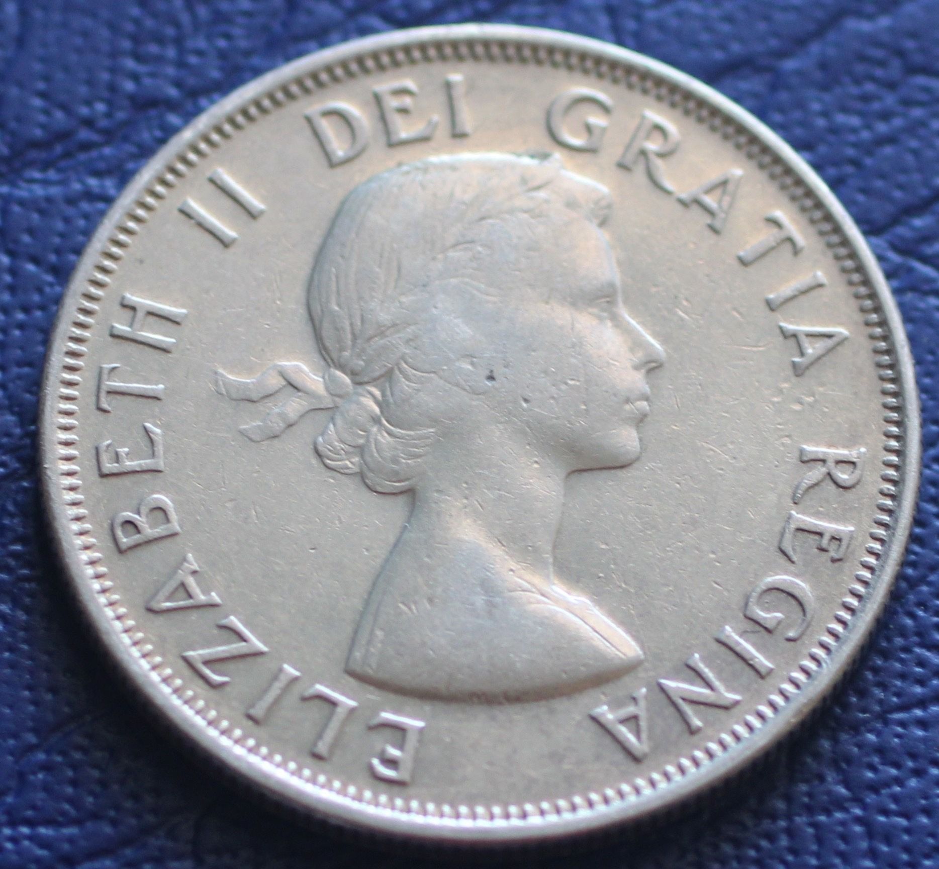 1953 Canada Queen Elizabeth 50c Silver Coin