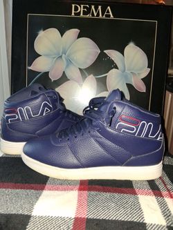Men's Blue Fila High Tops