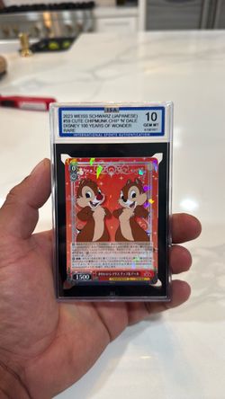 2023 Weiss Schwartz (Japanese) gem 10 chip-n-dale