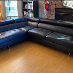 Black Sectional Couch