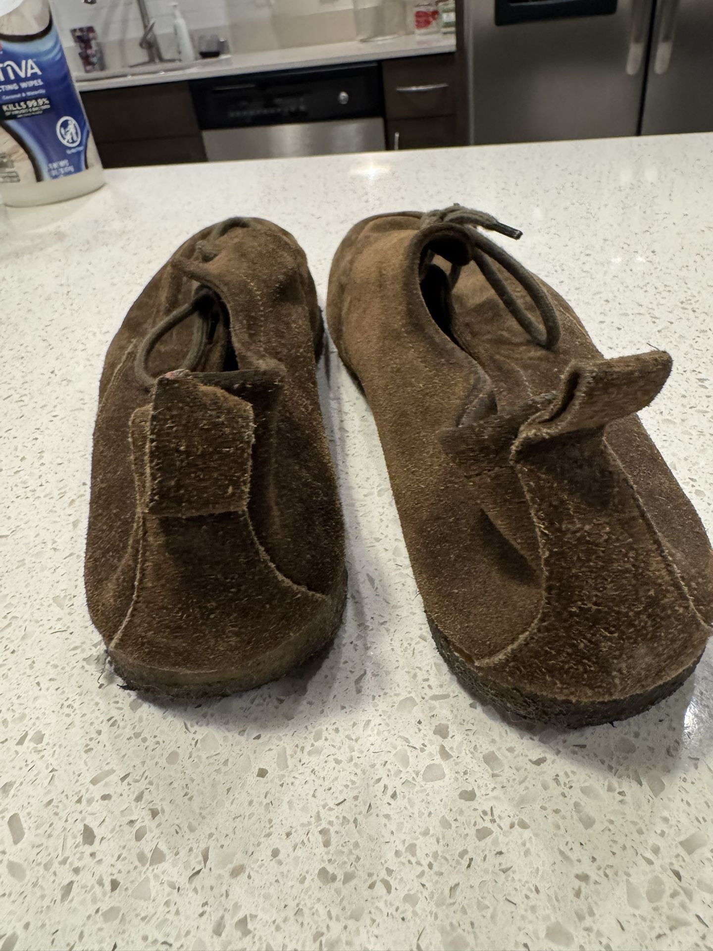 Burberry Men Size 9(42) Prosum Brown Suede Tobias Loafers display picture 2