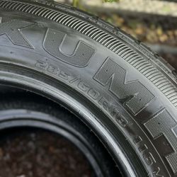 285/60:18 (2) Tires Good Condition 80%