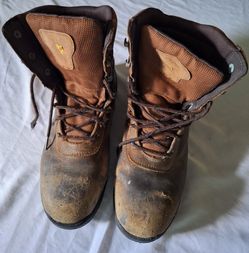 HERMAN SURVIVORS 10W STEEL TOE WORK BOOT USED