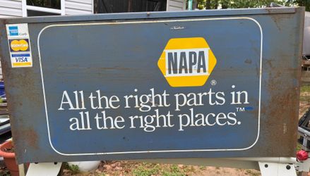 Vintage NAPA Auto Parts Catalog Holder 40”W x 20.5”H x 19”D