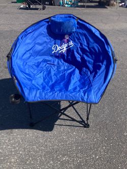 LA Dodgers Folding Moon Chair