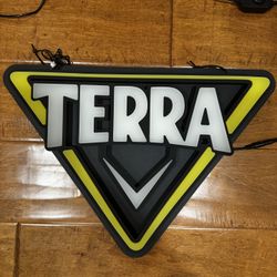 TERRA BEER LIGHT SIGN $150