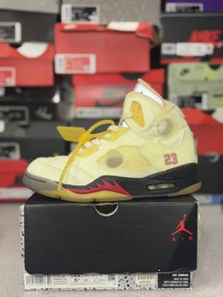 Jordan 5 Off White Sail Size 5.5M (7W)