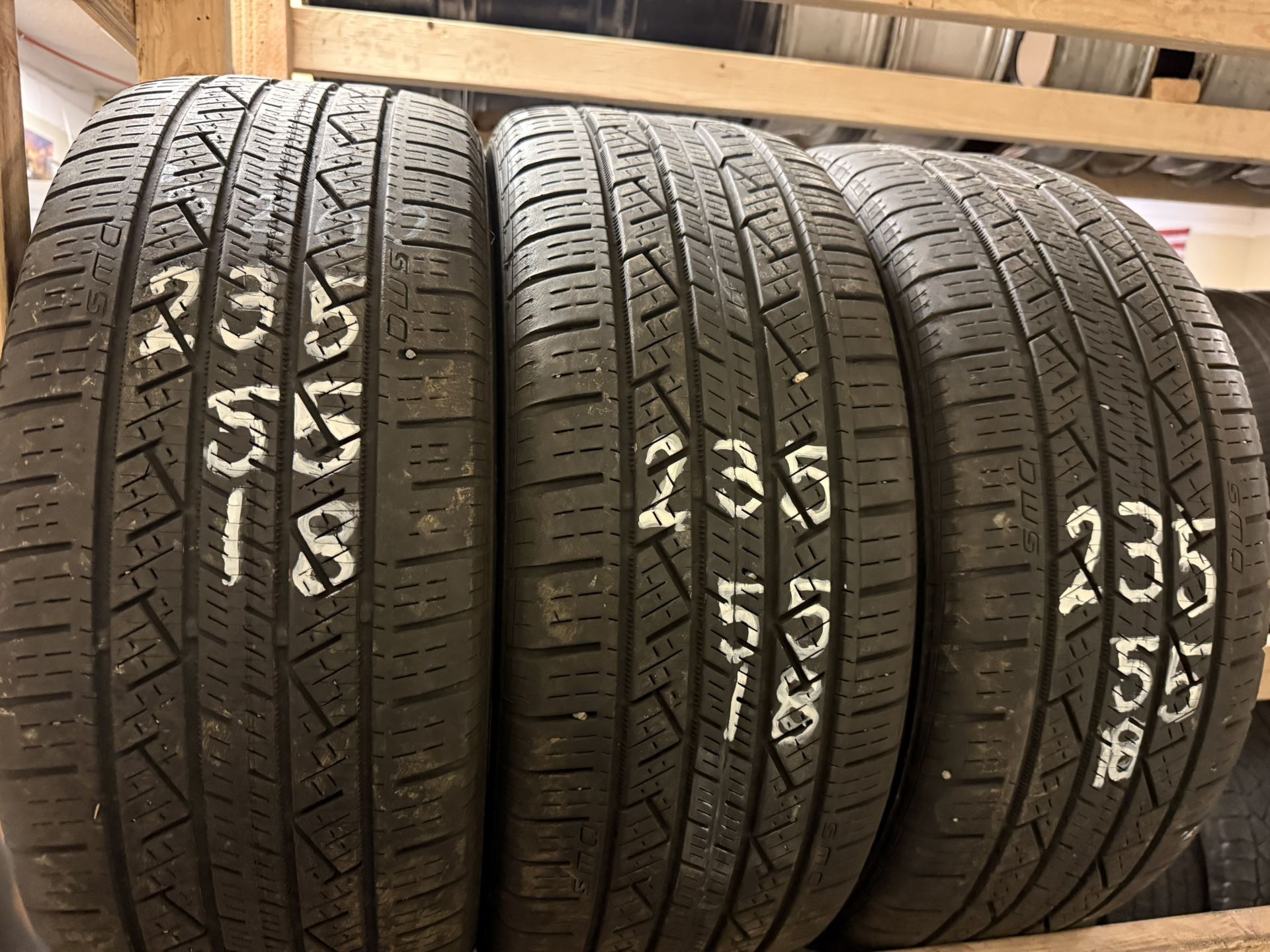 235/55 18 Set Of 3 Tires Brand Continental