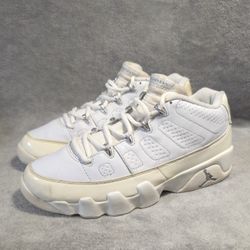 Nike Air Jordan 9 Retro Low 303895 - 111 Triple White Size Men's 9