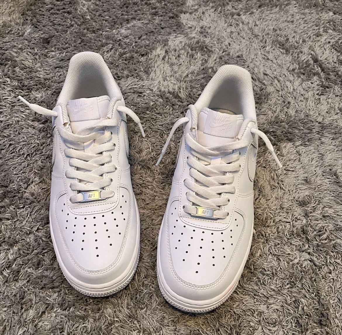 Size 8.5 Nike Air Force 1s (Never been used) + Crease Protector