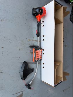 21.2 cc Gas 2-Stroke Curved Shaft String Trimmer with Rapid-Loader Trimmer Head , new open box $165
