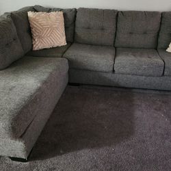 Grey Queen Sleeper Sectional 
