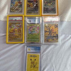Graded Pokemon PSA AND CGC