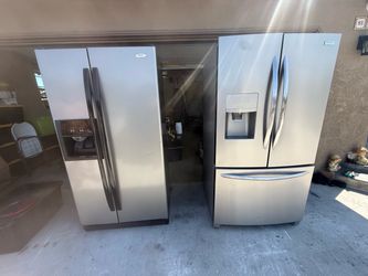 Whirlpool & Frigidaire Stainless Steel Refrigerators