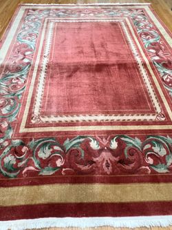 Chinese handmade wool Oriental rug