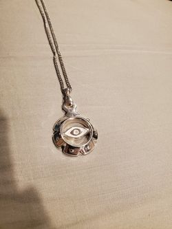 Silver Evil Eye Chain