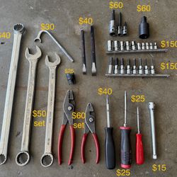 Lot Of Snap On / Mac / Matco Tools